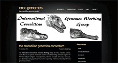 Desktop Screenshot of crocgenomes.org