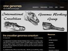 Tablet Screenshot of crocgenomes.org